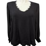 Society 212 Sweater Long Sleeve Black Size 2X Photo 0