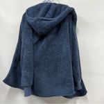 Koolaburra by Ugg  Plush hooded Cardigan Size S Blue Oversized Open Front Pockets Photo 1
