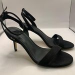 White House | Black Market  black crystal sparkly high heels for weeding prom 6M Photo 0