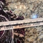 Charter Club Charter‎ Club Women's Large Relaxed Purple/ Brown  Velour Paisley Vest Photo 5