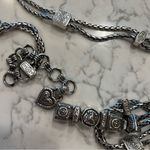 Brighton Silver Toned Double Chain Belt Photo 5
