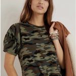 Velvet Tees Velvet by Graham & Spencer for Anthropologie Green Camo Sweatshirt - Size - Med Photo 0