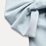 ZARA dress mini bow baby blue fitted bodycon party wedding Photo 16