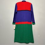 Neiman Marcus Vintage NWT  Ami Knits Color Block 90’s Knit Sweater Dress Size 12 Photo 1