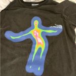 Aelfric Eden  Tee Distorted Portrait Graphic Oversized Photo 0