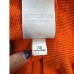 Bebe Logo Y2K Short Sleeve Logo Dress with Lace Up Back, XS, Dragon Fire Orange Photo 5