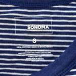 Sonoma Blue & White Stripe Dress Photo 2
