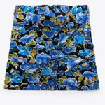 ZARA BLOGGER'S FAVE! Printed Co-Ord Blue Floral Mini Skirt Photo 11