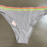 Savage X Fenty Candy Stripe Hi Leg Bikini size Large Photo 0