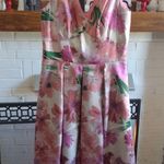 Eliza J NEW floral jacquard fit and flare dress Photo 2