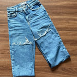 ZARA  Distressed Blue Jeans Photo 0