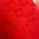 St. John Swim Red One Piece swimsuit Gold Trim Halter Size 6 SJ Logo resort Photo 7