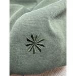 Athleta Seasoft HOODIE Bubble Hem Full Zip Aspen Olive Green Size LARGE Photo 9