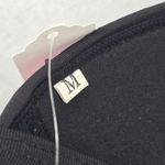 Black Pink Mesh Boho Triangle Padded Swim Sports Bra Beach Bikini Top M Medium Photo 5