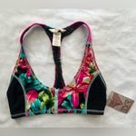 TYR Florina Mikala Halter Bikini Top Small Black Photo 1