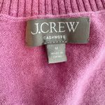 J.Crew  V-Neck Cashmere Sweater Vest in Pink, Orange and Red Argyle Size Medium Photo 6