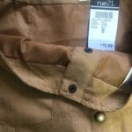 Rue 21 Wild Blue Sadie Robertson Collection Faux Suede Button Front Tan Mini Skirt Photo 3