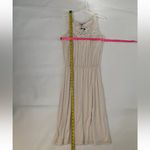 Victoria's Secret Victoria’s Secret Midi Dress Lacy Scoop Neck Built In Bra Cream Size Small Photo 2
