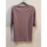 Vince Elbow Sleeve 100% Cashmere Sweater Tunic, Crew Neck in Blush Size Large Photo 4