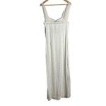 LIONESS Vintage Ballerina Porcelain White Lace Trim Sleeveless Maxi Dress Size M Photo 8