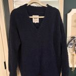 Aerie  Top Chunky Sweater Knit V Neck Small Petite Photo 1