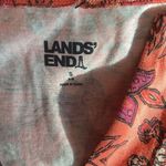 Lands' End  Womens Shift Dress Coral Pink Floral Pockets Tank, Small, NWT Photo 5