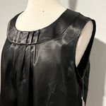 Kasper NWT Black Sleeveless Silky Blouse Top Shirt Photo 3
