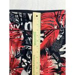 DKNY Sport Womens Black Red Palm Leaf Print Capri Leggings Size M Active Size M Photo 7