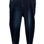 Investments  SLIM FACTOR 3X Regular Slim Straight Pull-on Jeans Dark Wash NWT Photo 0