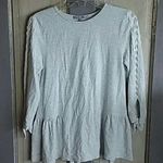 Miss Me  Peplum Top With Lace Detail Photo 0