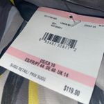 Anne Klein Chiffon Halter Neckline Maxi Dress Striped Photo 12