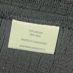 Eileen Fisher Navy Open Front Jacket Long Sleeves Fall Winter Size M Flawed Photo 3