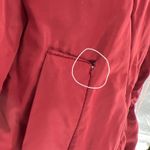 Free People  Hailey Oversized Puffer Coat XS Wine/Dark Red Hooded Jacket GUC Photo 8