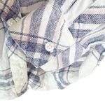 Rails Hunter White Blush Blue Patriot Plaid Button Down Flannel Shirt Size S Photo 5