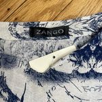 Zaful ZANGO blue and white print dress size medium Photo 1