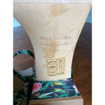 Free People  Tropical Heeled Sandals Island Vaca Resort Statement Sz 39 Bold Boho Photo 6