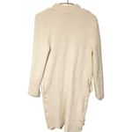 Magaschoni  Medium Open Front Long Cardigan Sweater Duster Biege Pockets Photo 3