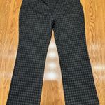 New York And Company NY&Co Green and Black Plaid Pant size XL /stretch pull on pant Photo 1