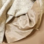 Antonio Melani Winnie Tweed Linen Cap Sleeve Belted Dress Tan 8 Photo 4