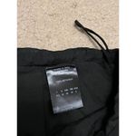 Italian Masnada high rise wide leg 100% Silk Black breezy lightweight pants 6 Photo 8