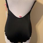 Vanilla Beach  black scalloped cheeky one piece Photo 4
