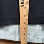 Calvin Klein  Jumpsuit XS Black Faux Leather Wide Leg V-Neck Tie Waist Formal Photo 12