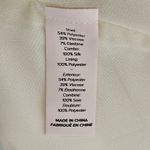 NEW Cinq à Sept Cara Tie Waist Mini Dress‎ Size 4 Ivory Bridal Satin White Photo 5