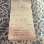 Tommy Bahama Blue Paisley Tank Dress M Ruffle Hem Sleeveless Stretch Resort Photo 9