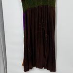 Rising International Boho Dress Embroidered Applique Tie Photo 7