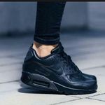 Nike New Air Max 90 LTR (GS) Triple Black CD6864-001 Youth Size 7 Y Women’s 8 Photo 5
