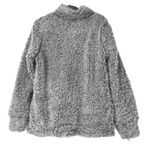 ORIGINAL WEATHERPROOF SWEATER LARGE VTG GRAY FUZZY COMFORTABLE PULLOVER JACKET Photo 2