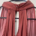 Anthropologie Elegant Rust/copper Halter Top Photo 4