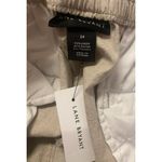 Lane Bryant  Pants 24 Linen Blend High Rise Tapered Leg Pull On Oatmeal NWT Photo 5