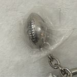 NCAA ProFANity By LittleEarth Auburn Tigers Football Luxe Hobo Bag Purse Charms Photo 3